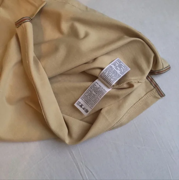 ♤♤Burberry cream polo●●